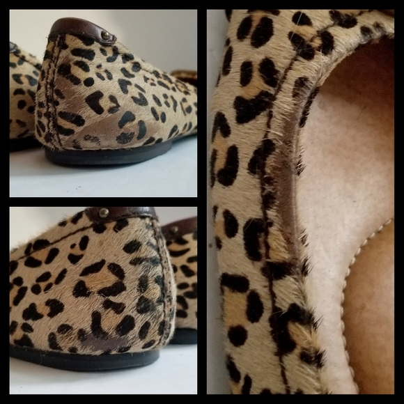 Fossil Animal Print Buckle Flats - Picture 7 of 8
